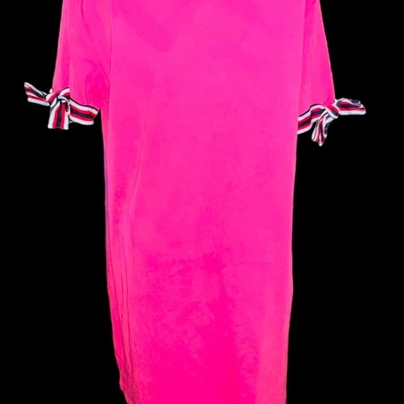 TOMMY Hilfiger Pink Short Sleeve Knit Dress XL NWT - Picture 6 of 10